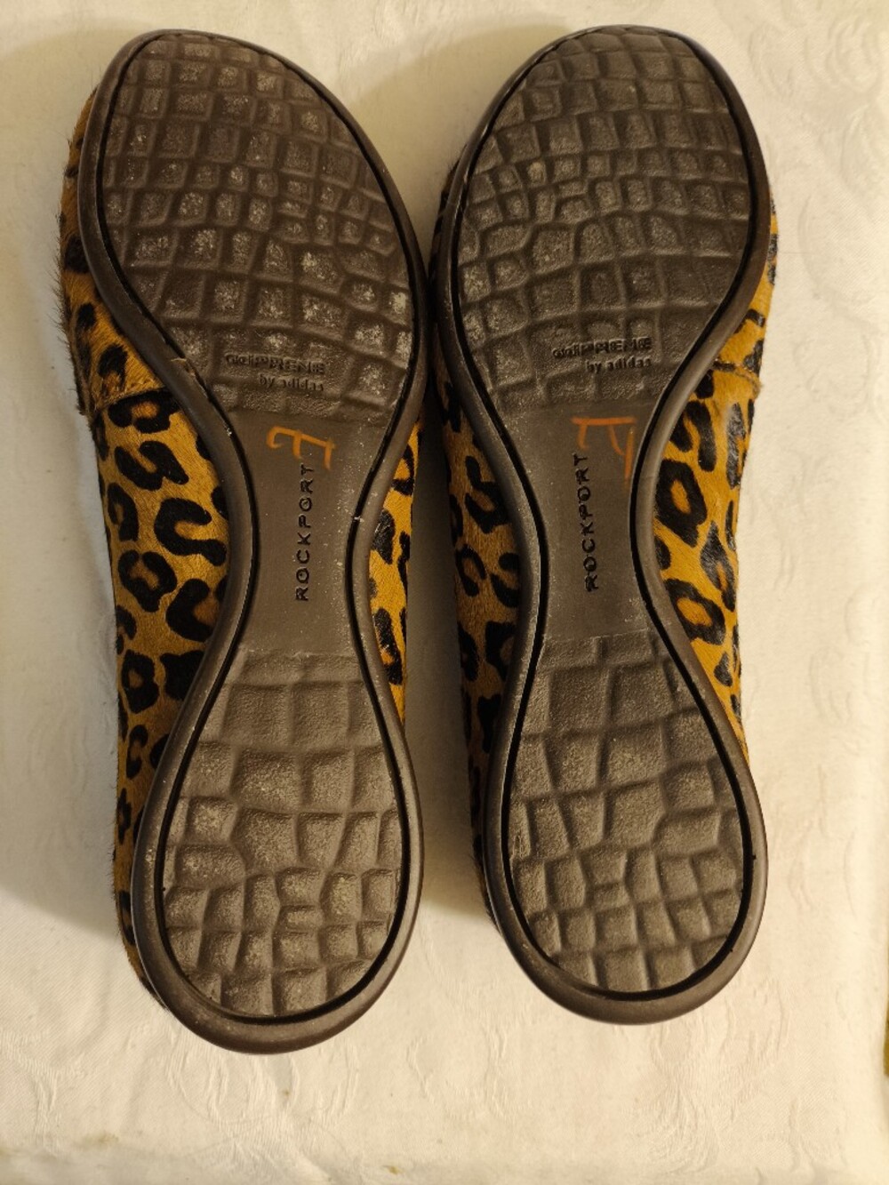 Rockport Leopard Print Flat 8 - Picture 3 of 4